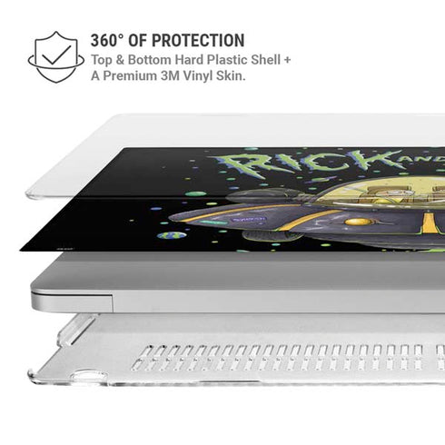 Adult Swim Rick and Morty Spaceship MacBook Air 15in (2023-2025) Case plus Skin